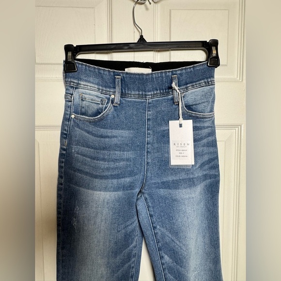 Women's Flare Blue Jeans by Risen - Picture 3 of 6